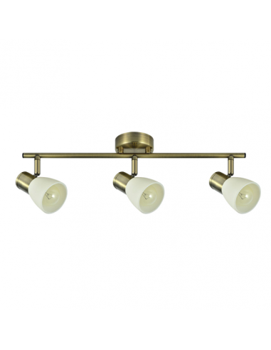 Regleta Cholo 3xe14 Cuero  16x48,5x8,5 Cm