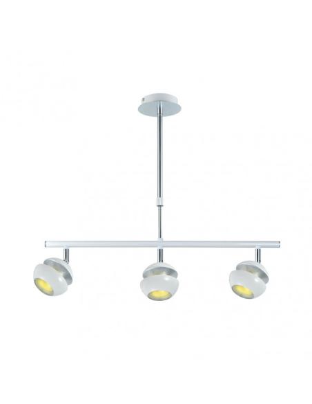 Colgante Beethoven Blanco/plata 3xgu10