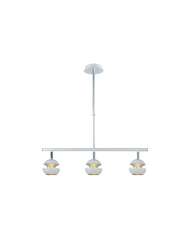 Colgante Beethoven Blanco/plata 3xgu10