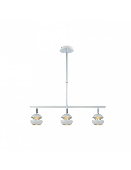 Colgante Beethoven Blanco/plata 3xgu10