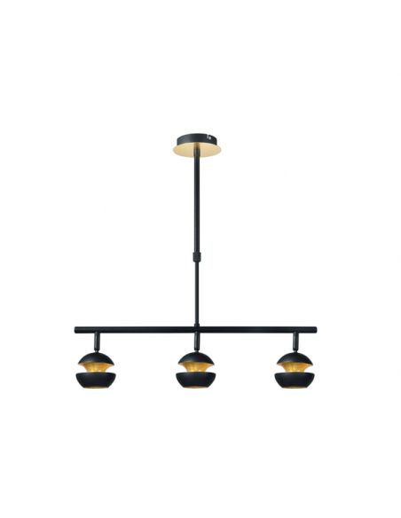 Colgante Beethoven Negro/oro 3xgu10