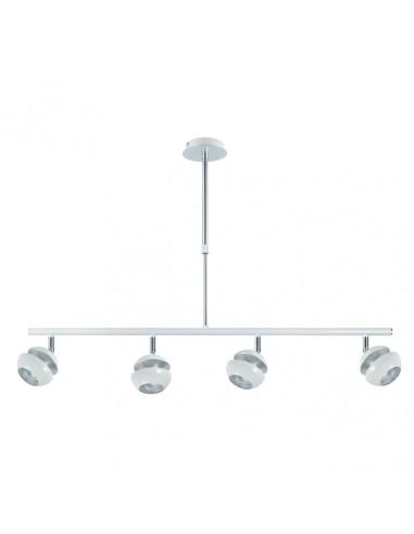 Colgante Beethoven Blanco/plata 4xgu10