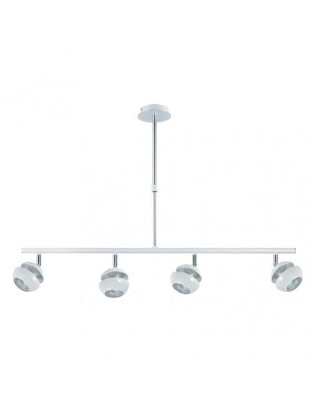 Colgante Beethoven Blanco/plata 4xgu10