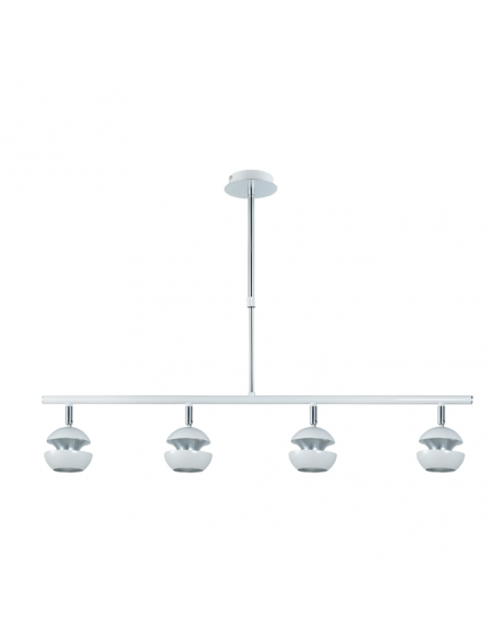 Colgante Beethoven Blanco/plata 4xgu10