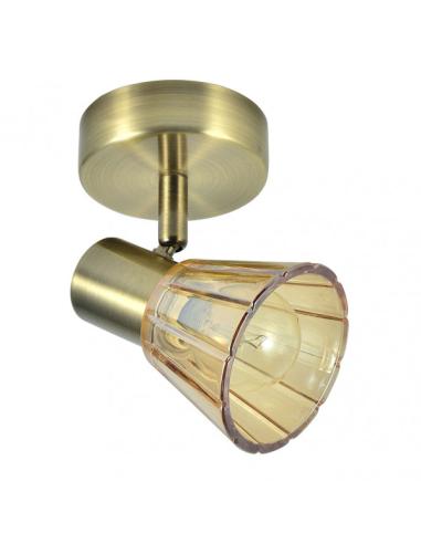 Foco Cooper 1xe14 Cuero 16x13x8,5 Cm
