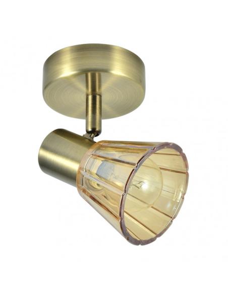 Foco Cooper 1xe14 Cuero 16x13x8,5 Cm