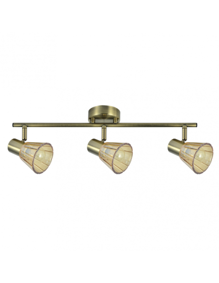 Regleta Cooper 3xe14 Cuero 16x48,5x8,5 Cm