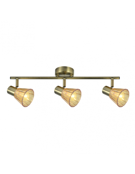 Regleta Cooper 3xe14 Cuero 16x48,5x8,5 Cm