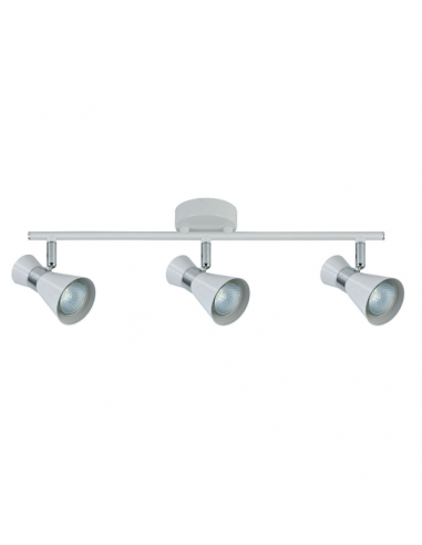 Regleta Maximo 3xgu10 Blanco/cromo 15x48,5x8,5 Cm