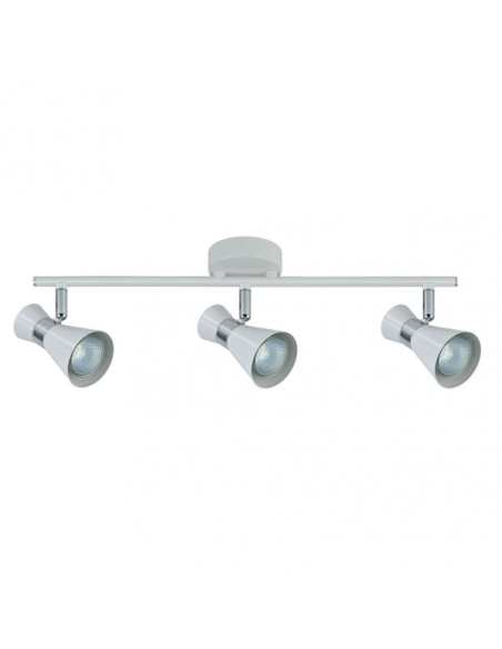 Regleta Maximo 3xgu10 Blanco/cromo 15x48,5x8,5 Cm