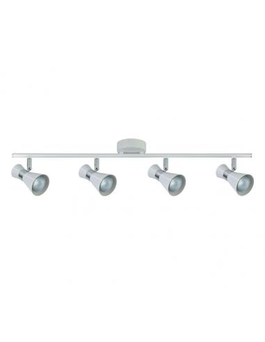 Regleta Maximo 4xgu10 Blanco/cromo 15x69,5x8,5 Cm