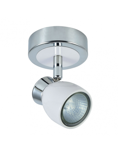 Foco Chacho 1xgu10 Blanco 14x12x8,5 Cm
