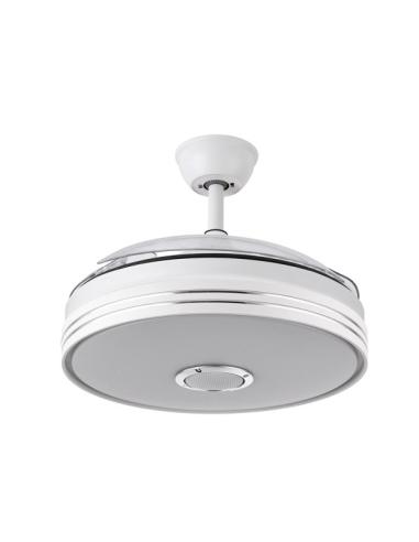 Ventilador Dc Matanuska 72w 6120lm Blanco Bluethooth 32/47x55/108d.3 Aspas Desp.6 Vel.3 Color.
