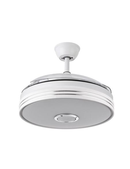 Ventilador Dc Matanuska 72w 6120lm Blanco Bluethooth 32/47x55/108d.3 Aspas Desp.6 Vel.3 Color.