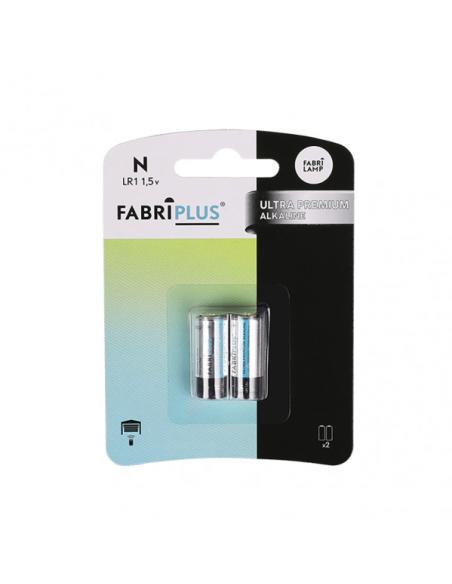 Blister 2 Pilas N/lr1 1,5v Fabriplus 11,5x8,5x1,2 Cm Super Alcalina 0%mercurio