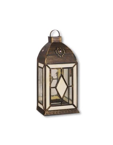 Aplique Califa 1xe27 Oro Viejo/Beis 38,5x17x12 cm