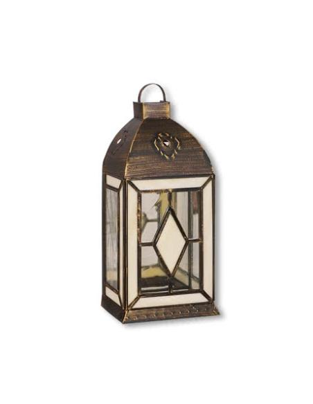 Aplique Califa 1xe27 Oro Viejo/Beis 38,5x17x12 cm