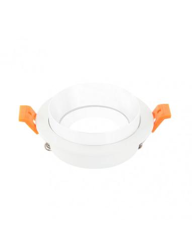 Empotrable Orient.son Doong 1xgu10 Redondo Blanco 1,5x9,2x9,2 Cm 8 De Corte.c/portalampara