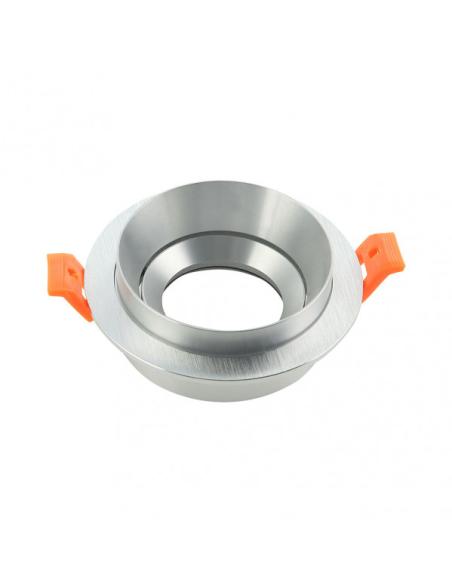 Empotrable Orient.son Doong 1xgu10 Redondo Alu/cro 1,5x9,2x9,2 Cm 8 De Corte.c/portalampara