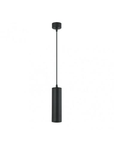 Colgante Drach 1xgu10 Negro Regx6x6 cm