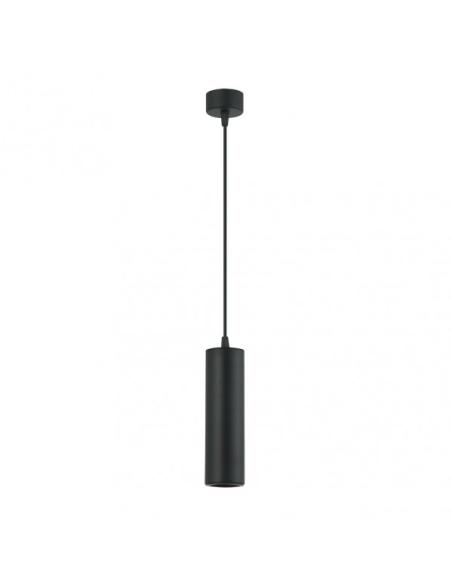 Colgante Drach 1xgu10 Negro Regx6x6 cm