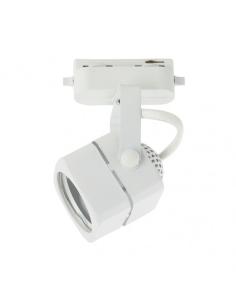 Foco Carril Arta 1xgu10 Cubo Blanco 14,2x7,6x6 Cm Orientable 180º