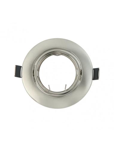Empotrable  Orient. Magura 1xgu10  Red. Niquel  2,5x9x9 Cm Corte 7 Portalamparas Incluido