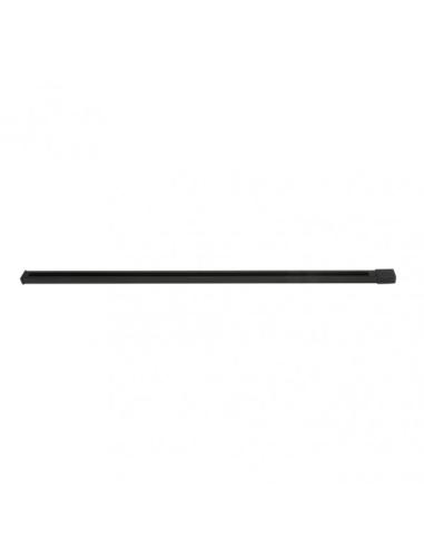 Carril Para Foco Pindal Negro 1m  2 Hilos 2x100x3,5 Cm