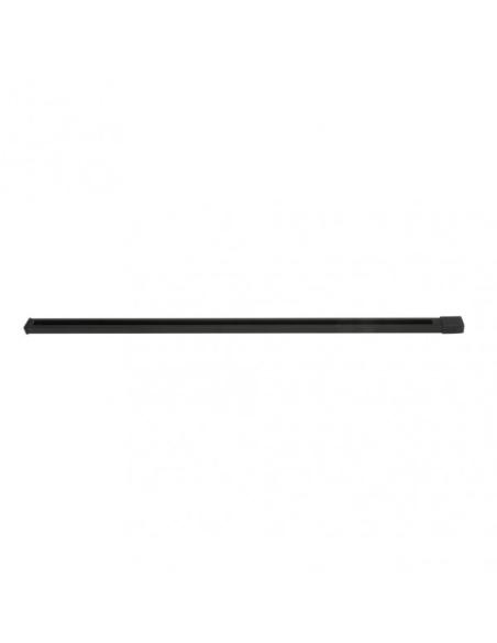 Carril Para Foco Pindal Negro 1m  2 Hilos 2x100x3,5 Cm