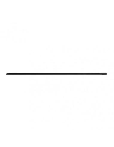 Carril Para Foco Pindal Negro 2m  2 Hilos 2x200x3,5 Cm