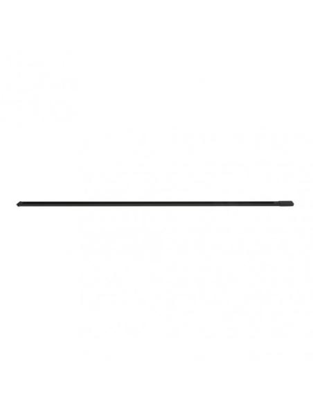 Carril Para Foco Pindal Negro 2m  2 Hilos 2x200x3,5 Cm