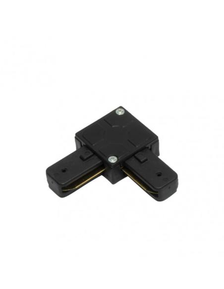 Conector En L Pindal Negro 2 Hilos 1,5x6,5x6,5 Cm