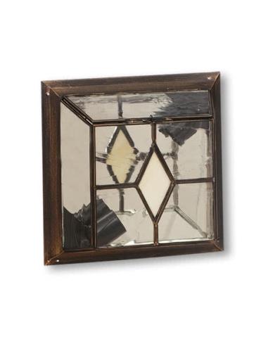 Plafon Pequeño Califa 1xe27 Oro Viejo/Beis 10x25x25 Cm