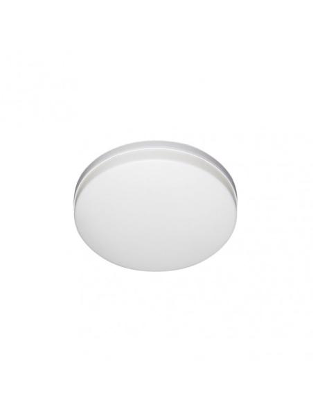 Plafon Trueno 24w 4000k Blanco Redondo 2160lm  3,5x18x18 Cm Sistema De Encaje Rapido
