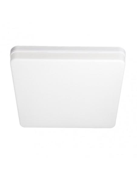 Plafon Futuro 48w 6500k Blanco Cuadrado 4320lm  3,7x30x30 Cm  Sistema De Encaje Rapido
