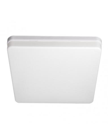 Plafon Futuro 48w 6500k Blanco Cuadrado 4320lm  3,7x30x30 Cm  Sistema De Encaje Rapido