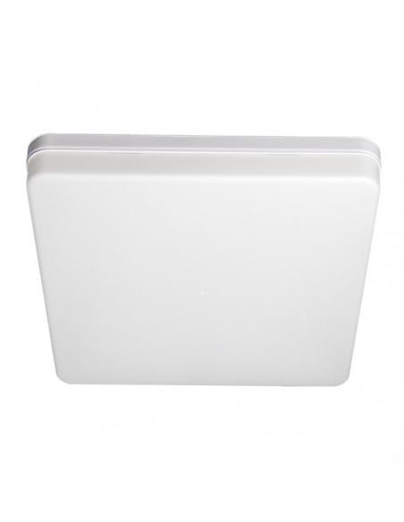 Plafon Futuro 48w 6500k Blanco Cuadrado 4320lm  3,7x30x30 Cm  Sistema De Encaje Rapido