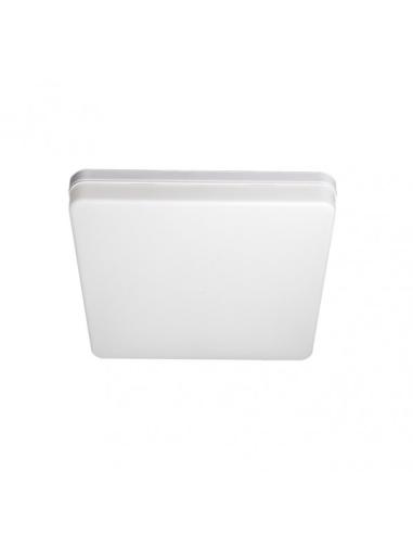 Plafon Futuro 36w 4000k Blanco Cuadrado 3240lm  3,7x23x23 Cm  Sistema De Encaje Rapido