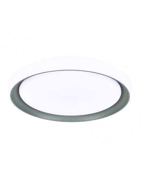 Plafon Luanda 72w 3000-4000-6000k Gris Red.7x49,5d 7200lm Reg.intens. C.remoto C/memoria