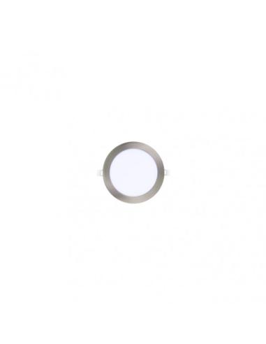 Downlight Obsidiana 4w 6500k Niquel Redondo 320lm 2,5x9x9 Cm Corte 7 Cm