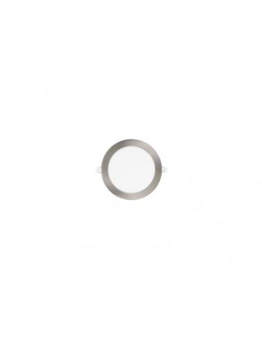 Downlight Obsidiana 4w 6500k Niquel Redondo 320lm 2,5x9x9 Cm Corte 7 Cm