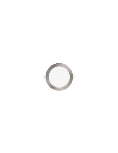 Downlight Obsidiana 4w 6500k Niquel Redondo 320lm 2,5x9x9 Cm Corte 7 Cm