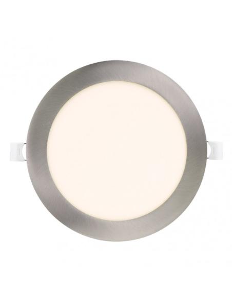 Downlight Obsidiana 24w 4000k Niquel Redondo 2040lm 2,5x22,5x22,5 Cm Corte 20,5 Cm
