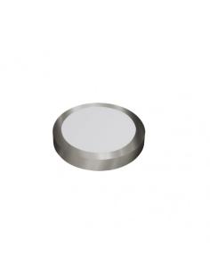 Downlight Superf.diabasa 12w 4000k Niquel Redondo 1080lm 3,5x17x17 Cm 2