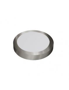 Downlight Superf.diabasa 18w 4000k Niquel Redondo 1530lm 3,5x22,5x22,5 Cm 2