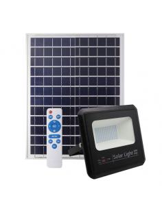Proyector Solar Malaquita 60w 6500k Negro 5400lm (23x25,5x6,5)(35x35x2)cm Mando Y Cable 5m