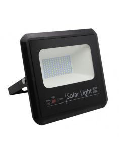 Proyector Solar Malaquita 60w 6500k Negro 5400lm (23x25,5x6,5)(35x35x2)cm Mando Y Cable 5m 2