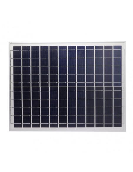 Proyector Solar Malaquita 60w 6500k Negro 5400lm (23x25,5x6,5)(35x35x2)cm Mando Y Cable 5m
