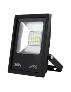 Proyector Led Smd Dacita 20w 6500k Negro 1800lm   120º Ip66 18,5x15,5x4,5 Cm