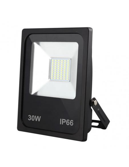 Proyector Led Smd Dacita 30w 6500k Negro 2700lm   120º Ip66 23x19,5x5 Cm